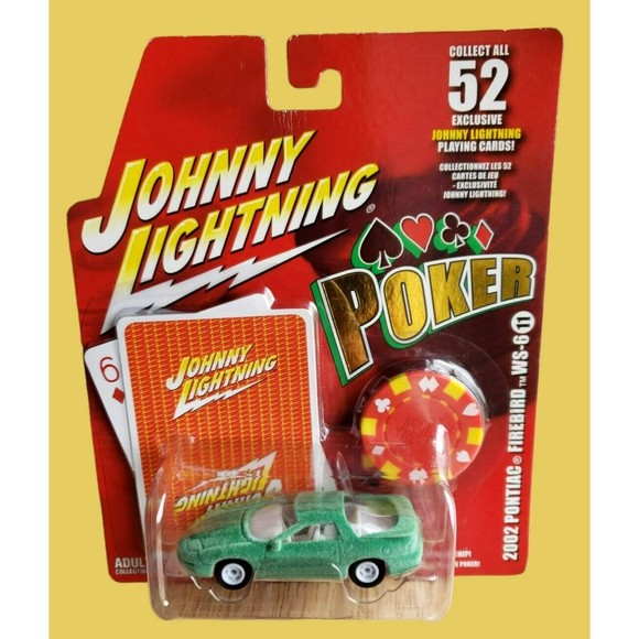 Johnny lightning 2002 Pontiac Firebird WS-6 Poker Playing Cards & Poker Chips - Picture 1 of 14